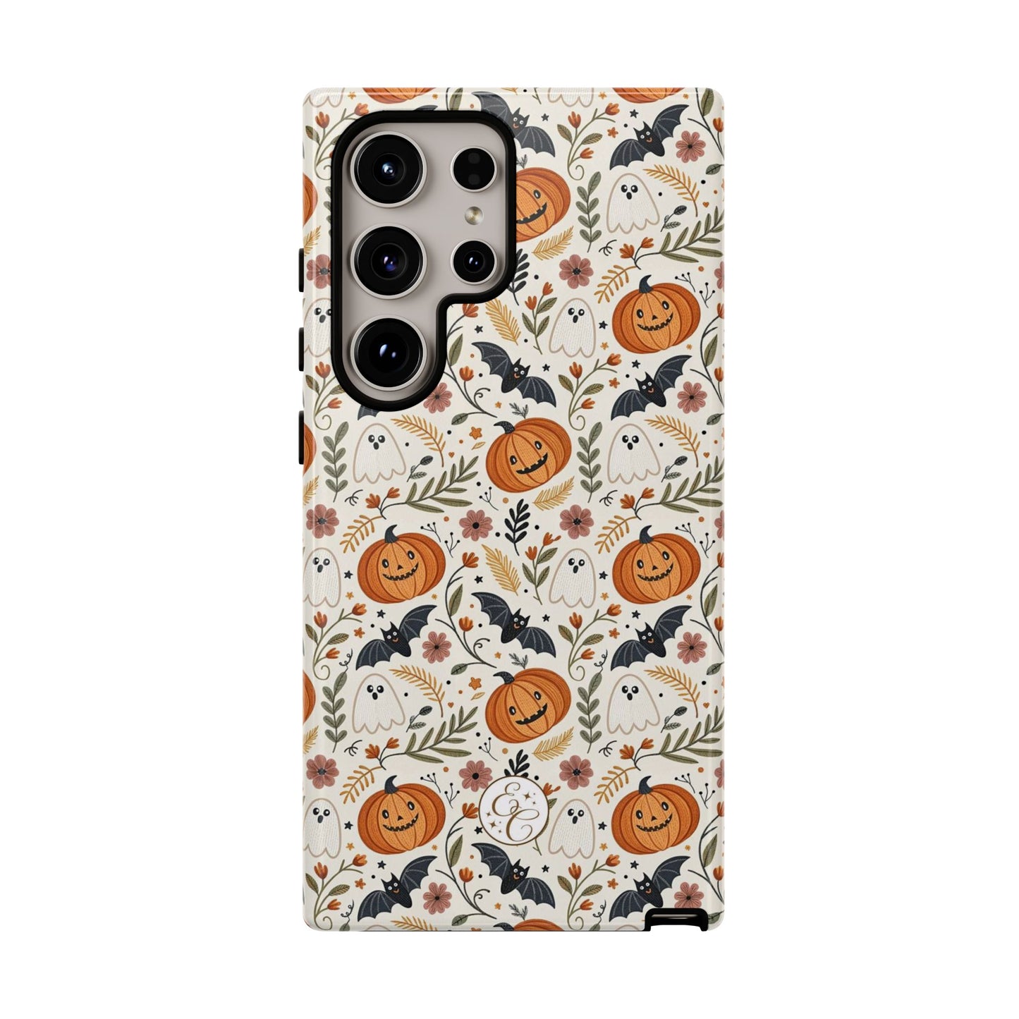 Halloween Pattern Boho Doodle Tough Phone Case