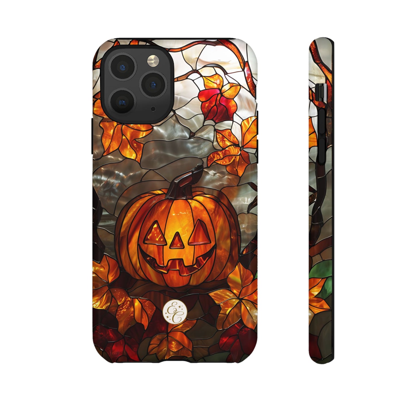 Stained Glass Pumpkin Tough Phone Case