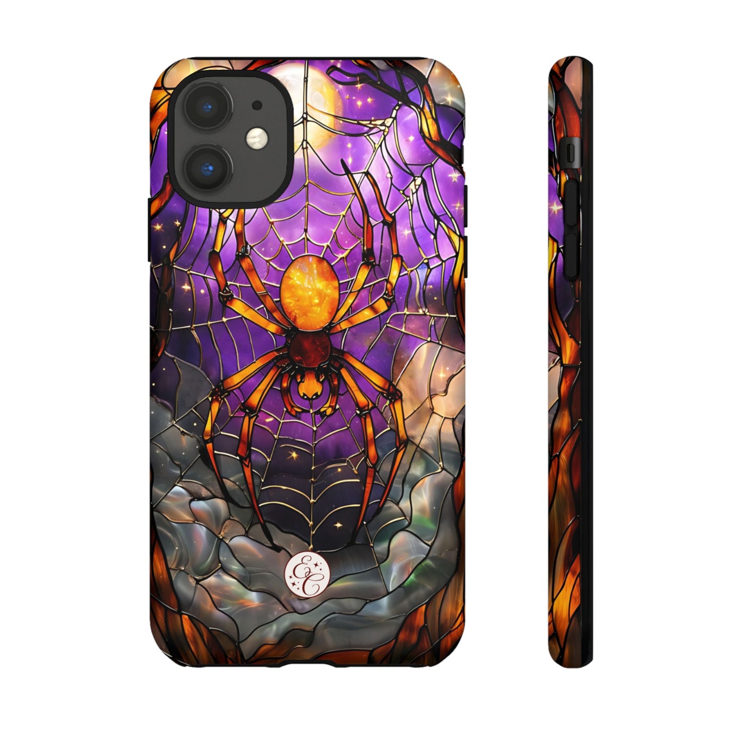 Stained Glass Spider Tough Phone Case