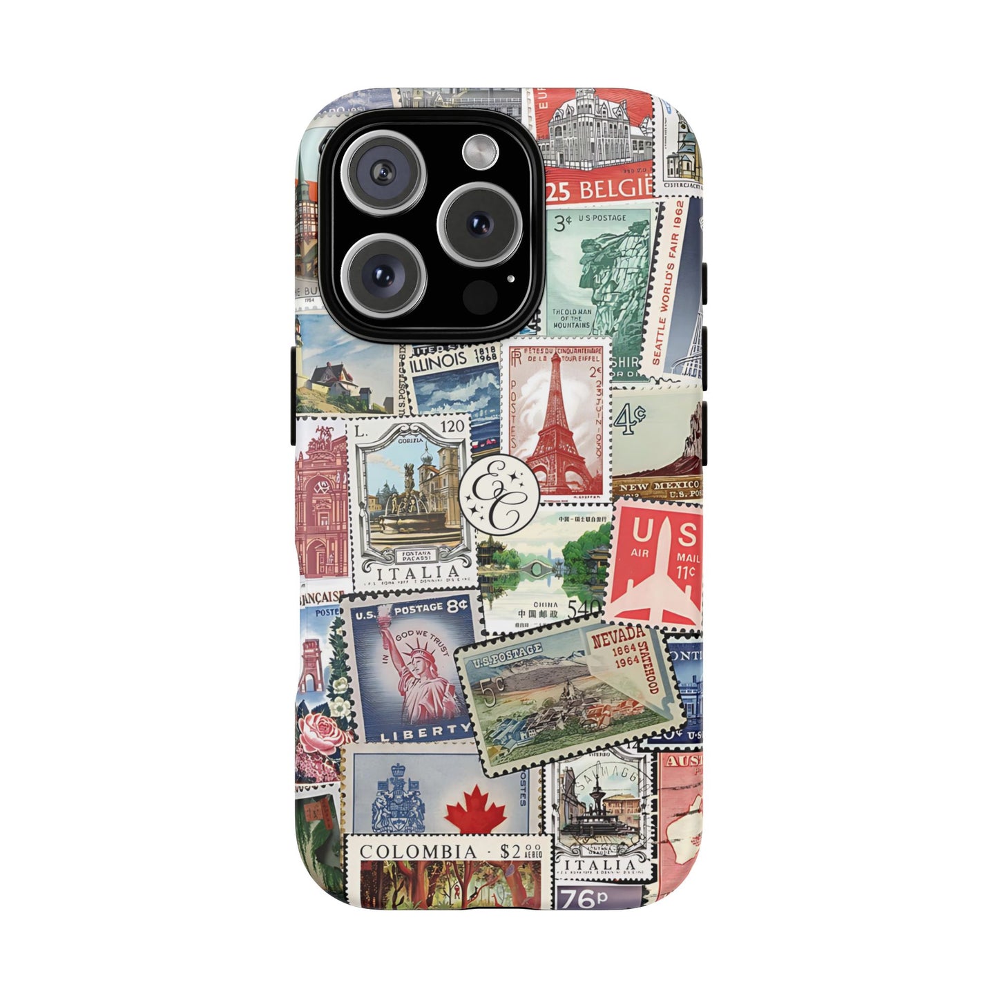 Vintage Stamp Collection Tough Phone Case