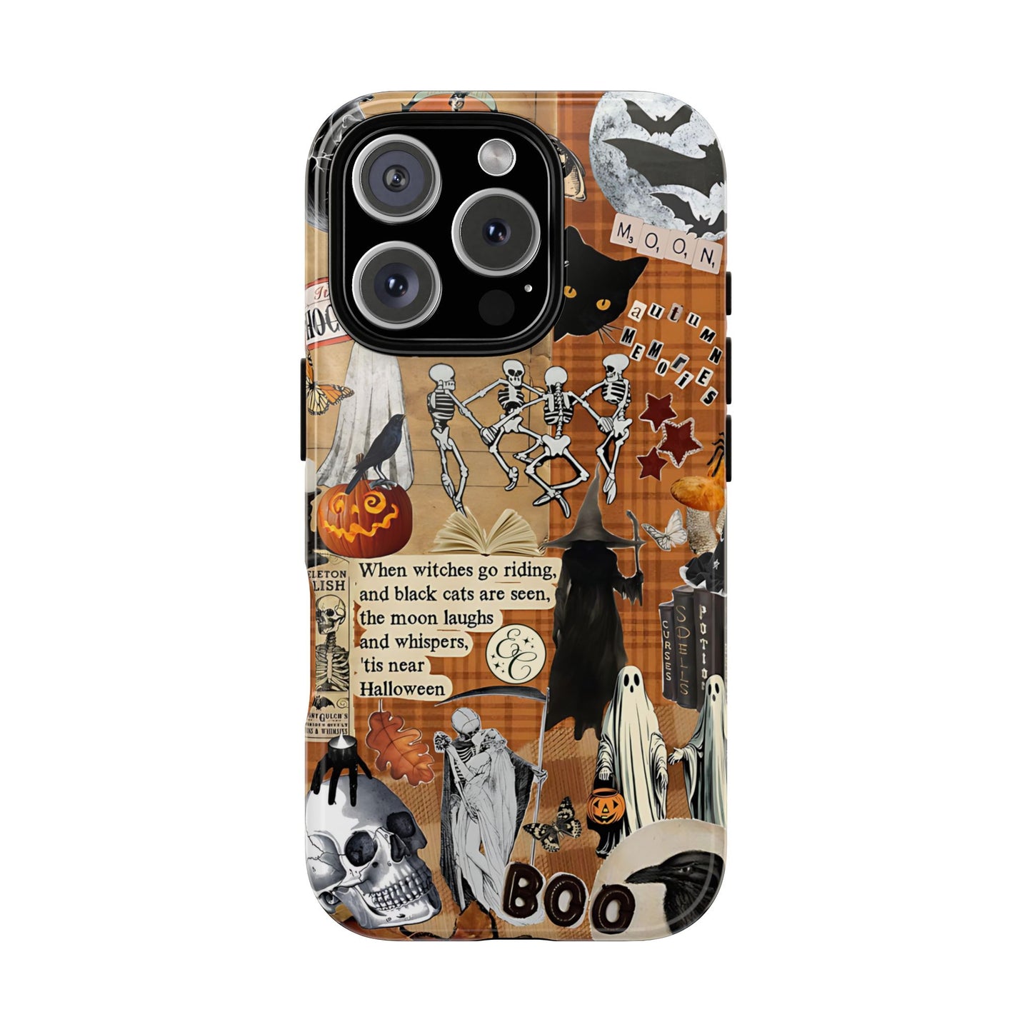 Halloween Spooky Collage Tough Phone Case