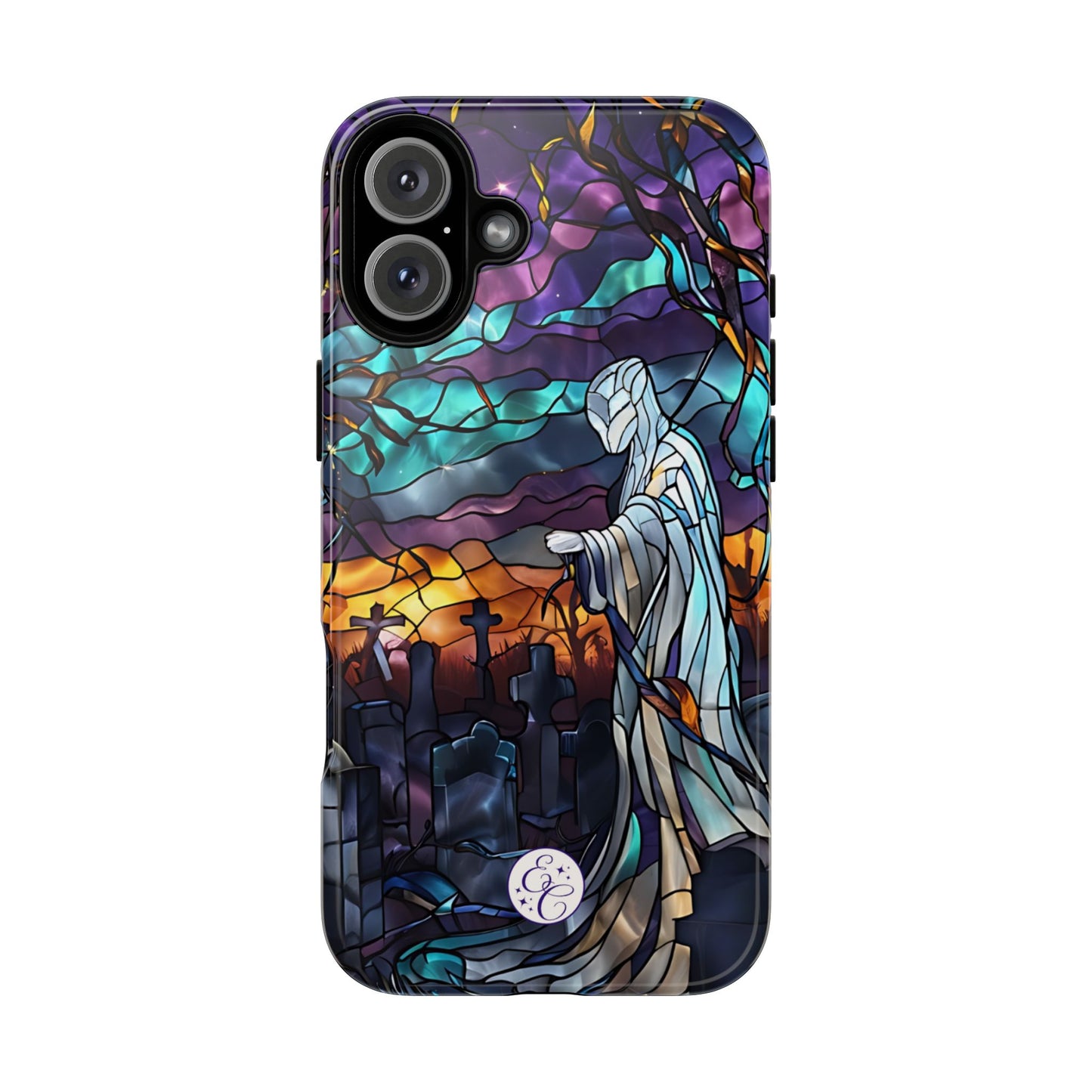 Stained Glass Ghost Tough Phone Case