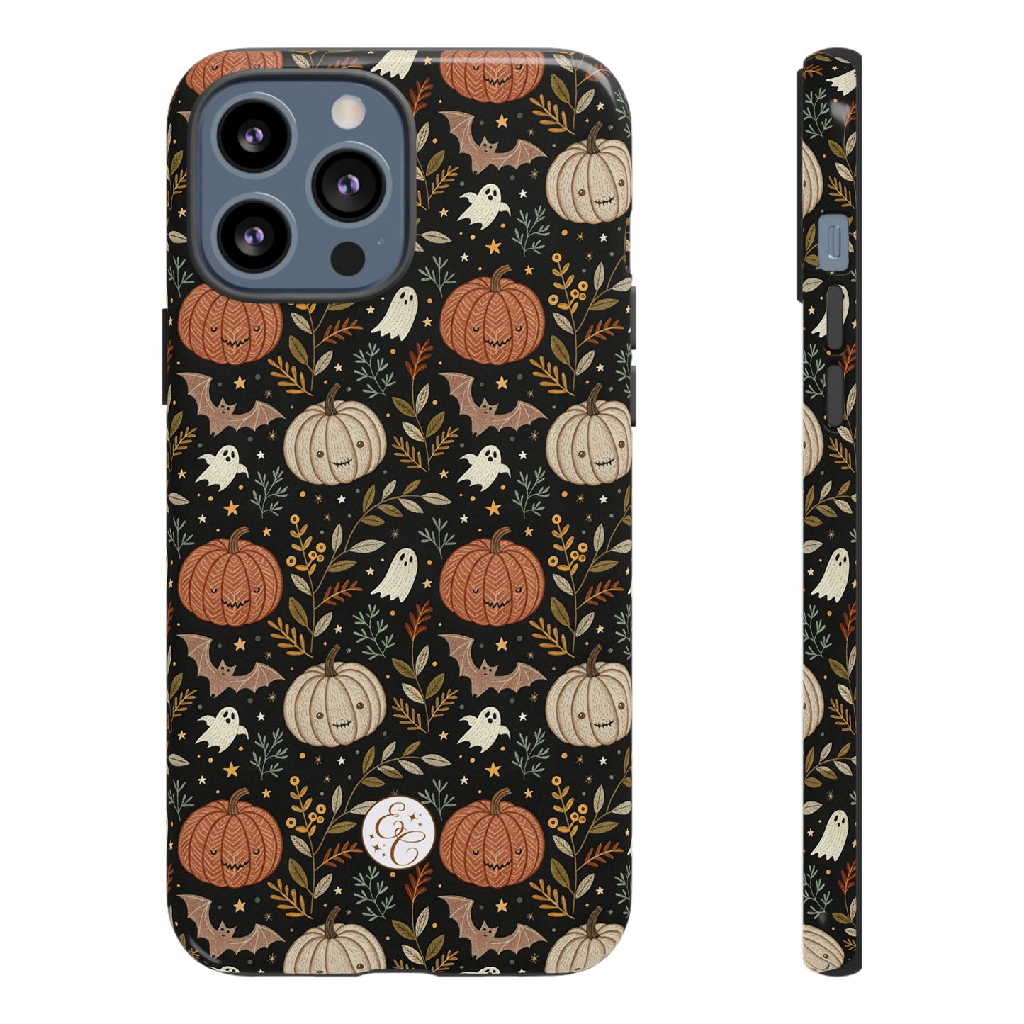 Spooky Halloween Boho Pattern Tough Phone Case