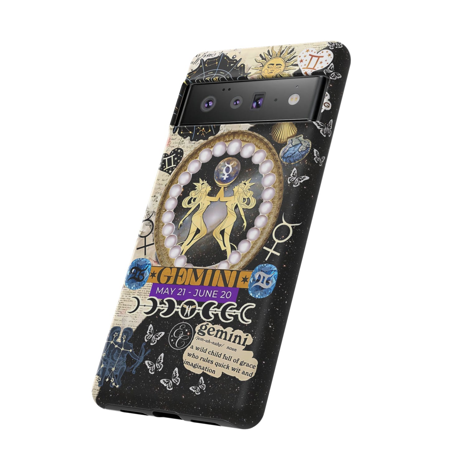 Gemini Zodiac Sign Tough Phone Case