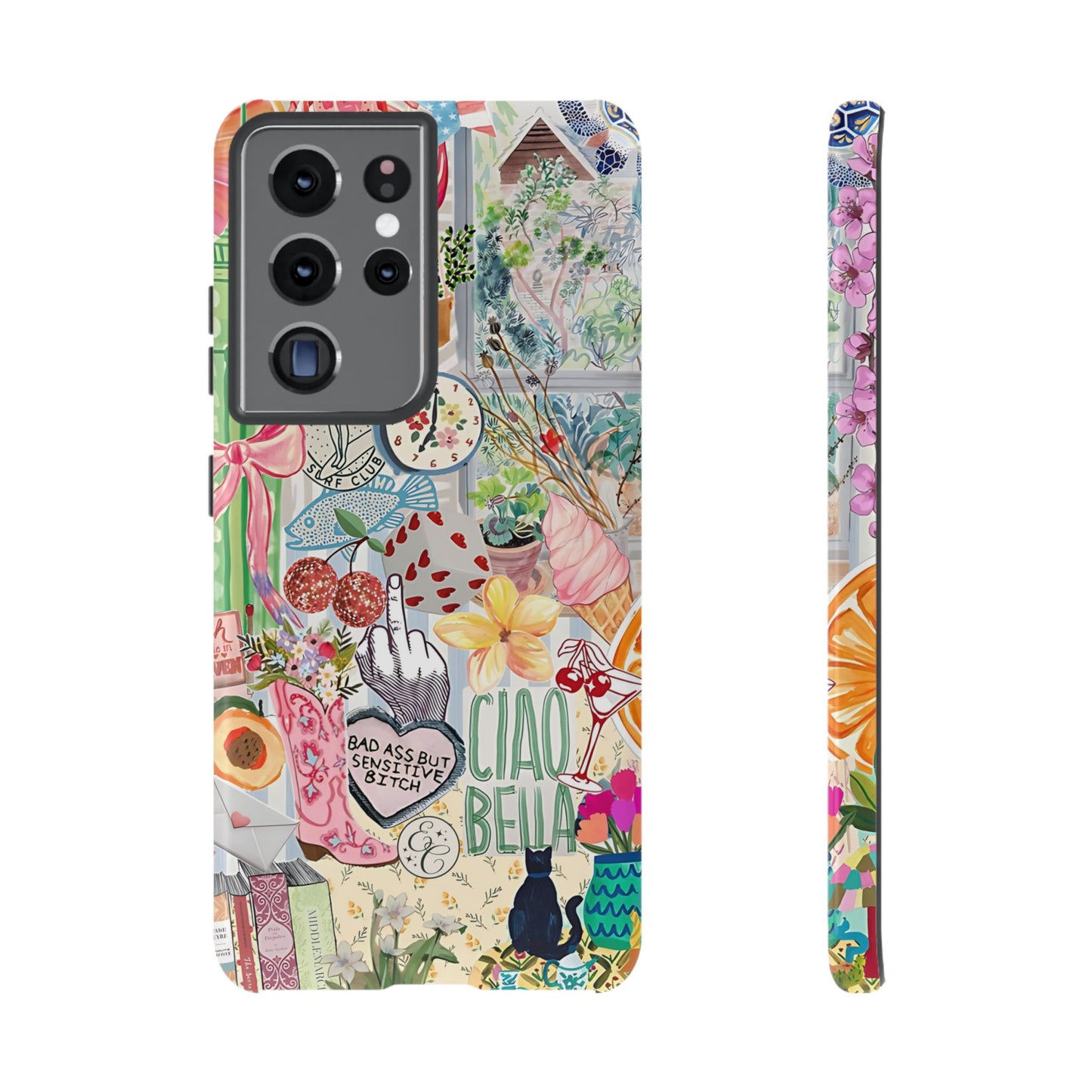 Coquette Art Collage Tough Phone Case