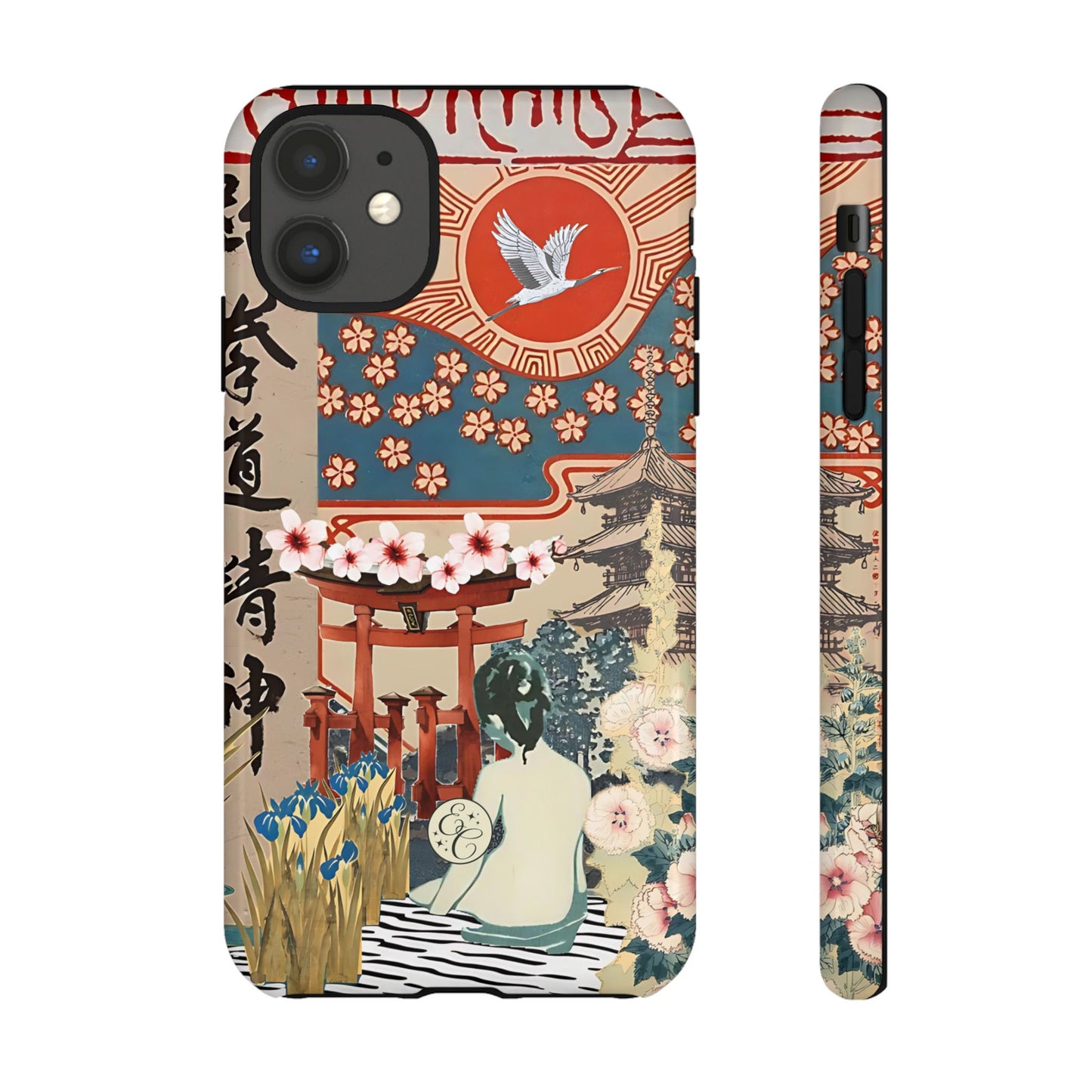 Japanese Style Art Tough Phone Case