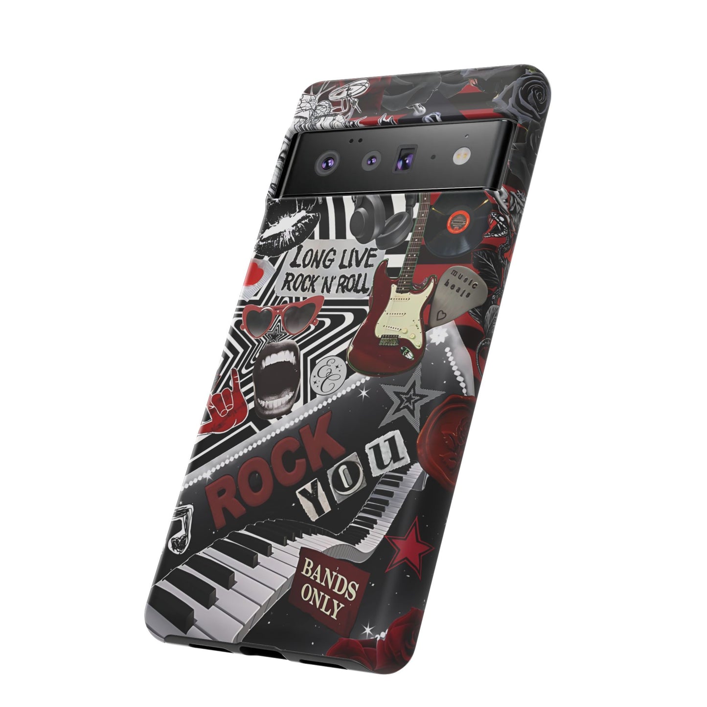 Rock and Roll Collage Tough Phone Case