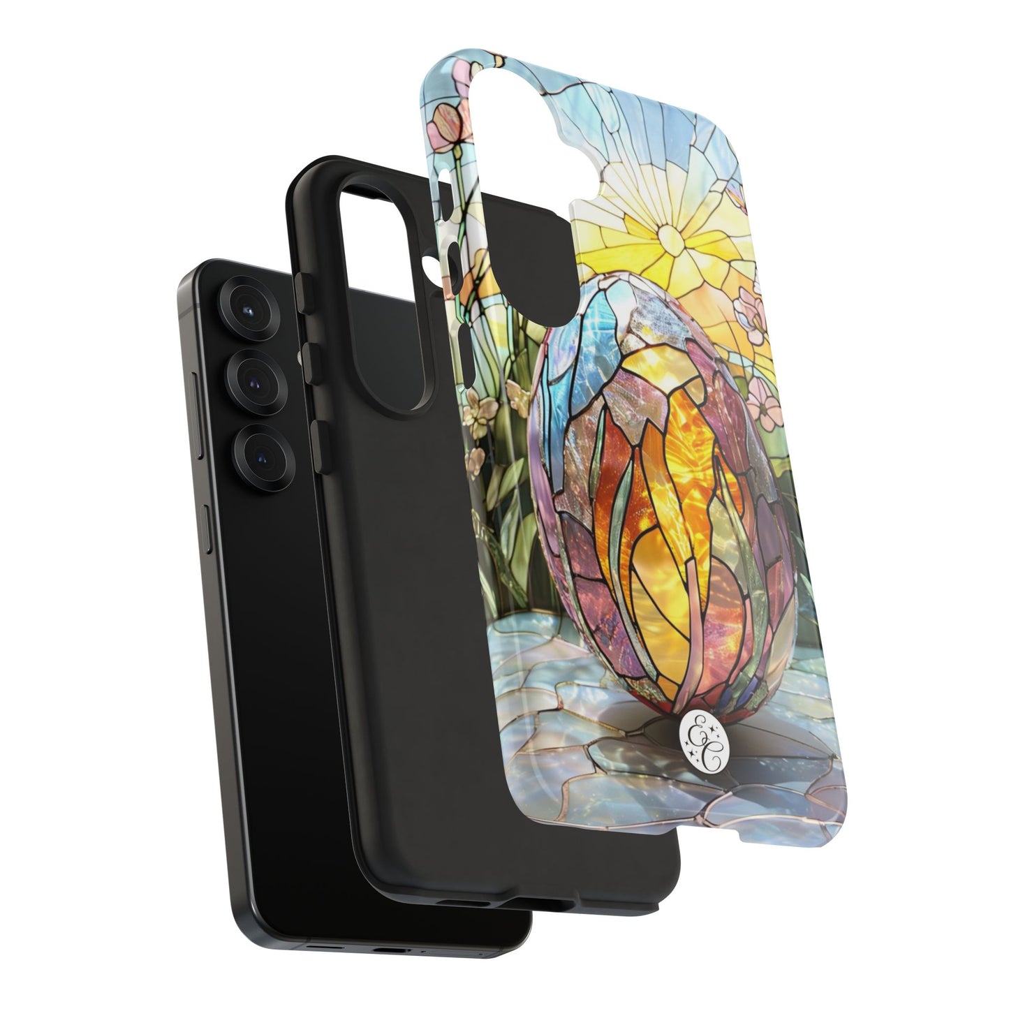 Easter Egg Stained Glass Tough Phone Case