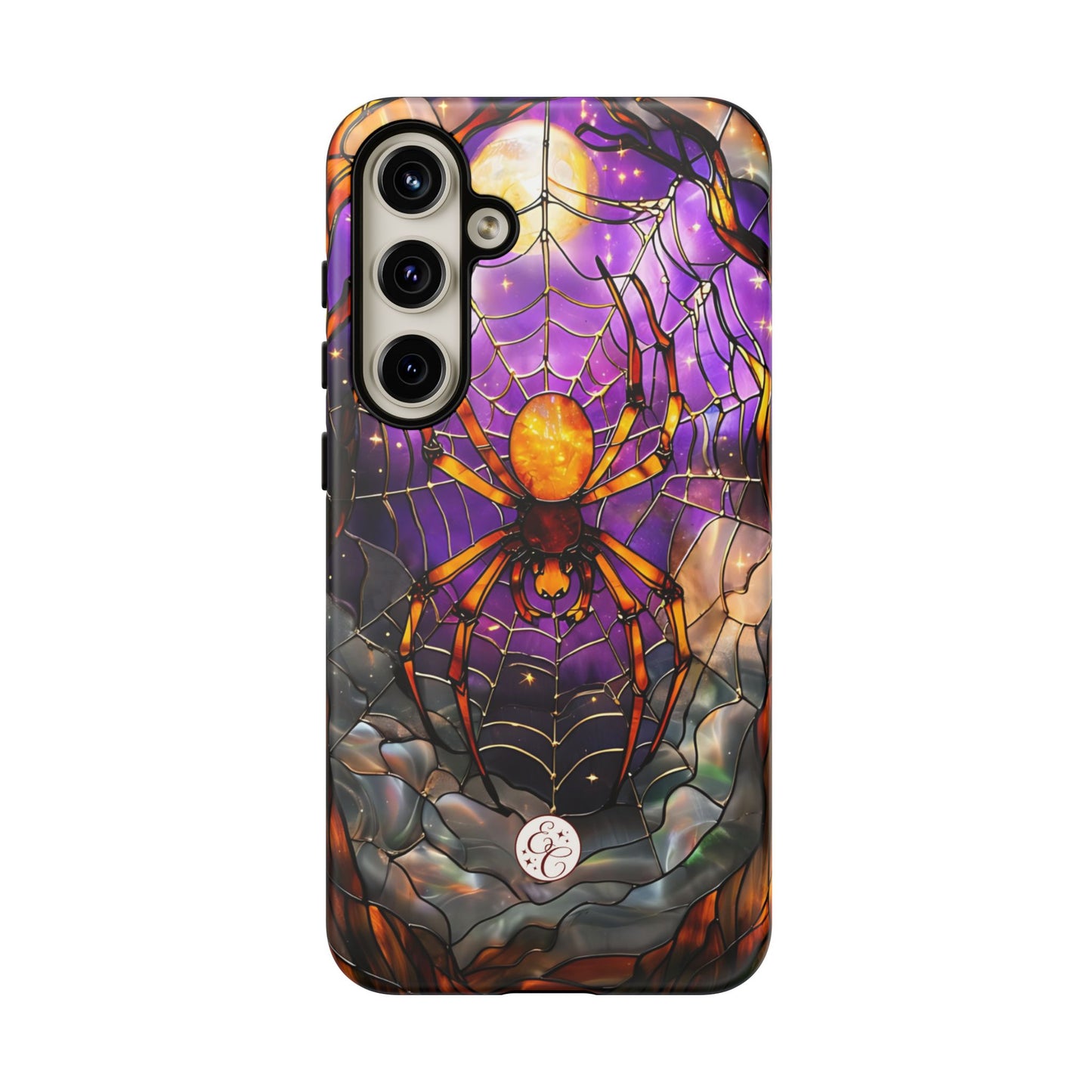 Stained Glass Spider Tough Phone Case