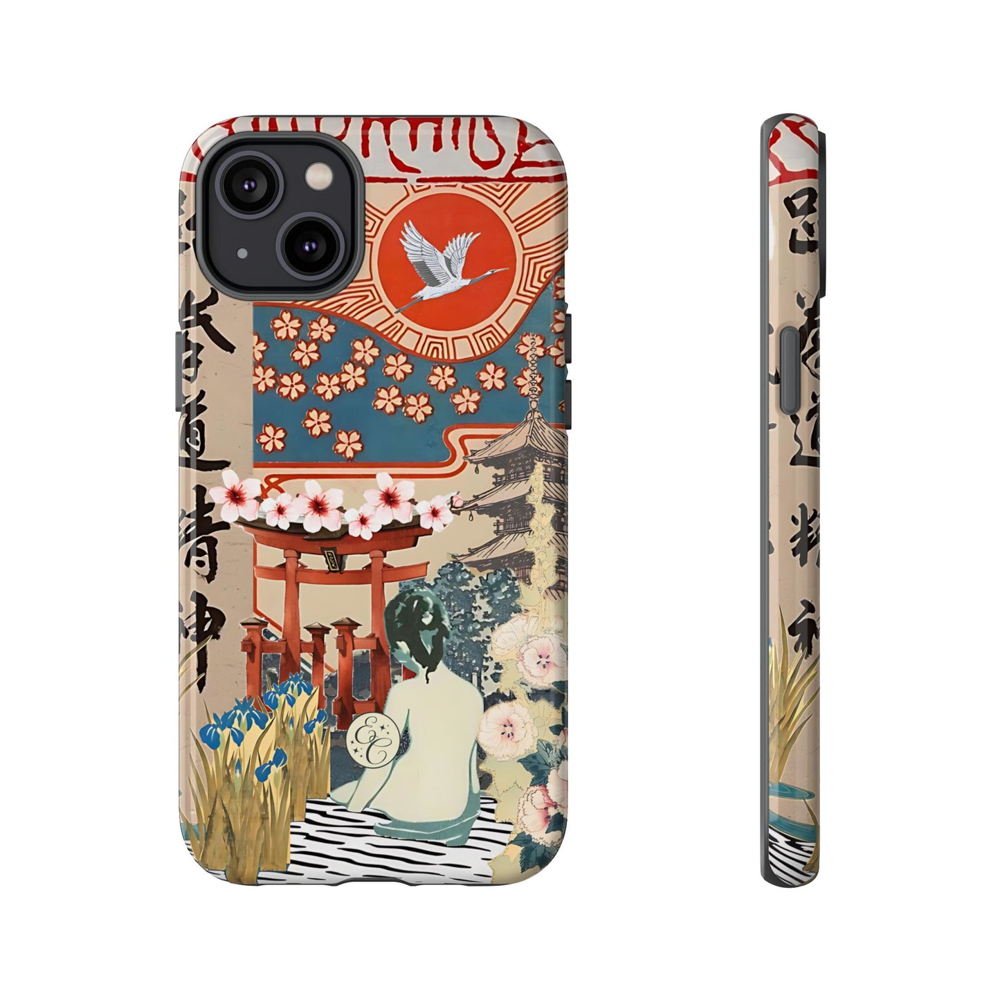 Japanese Style Art Tough Phone Case