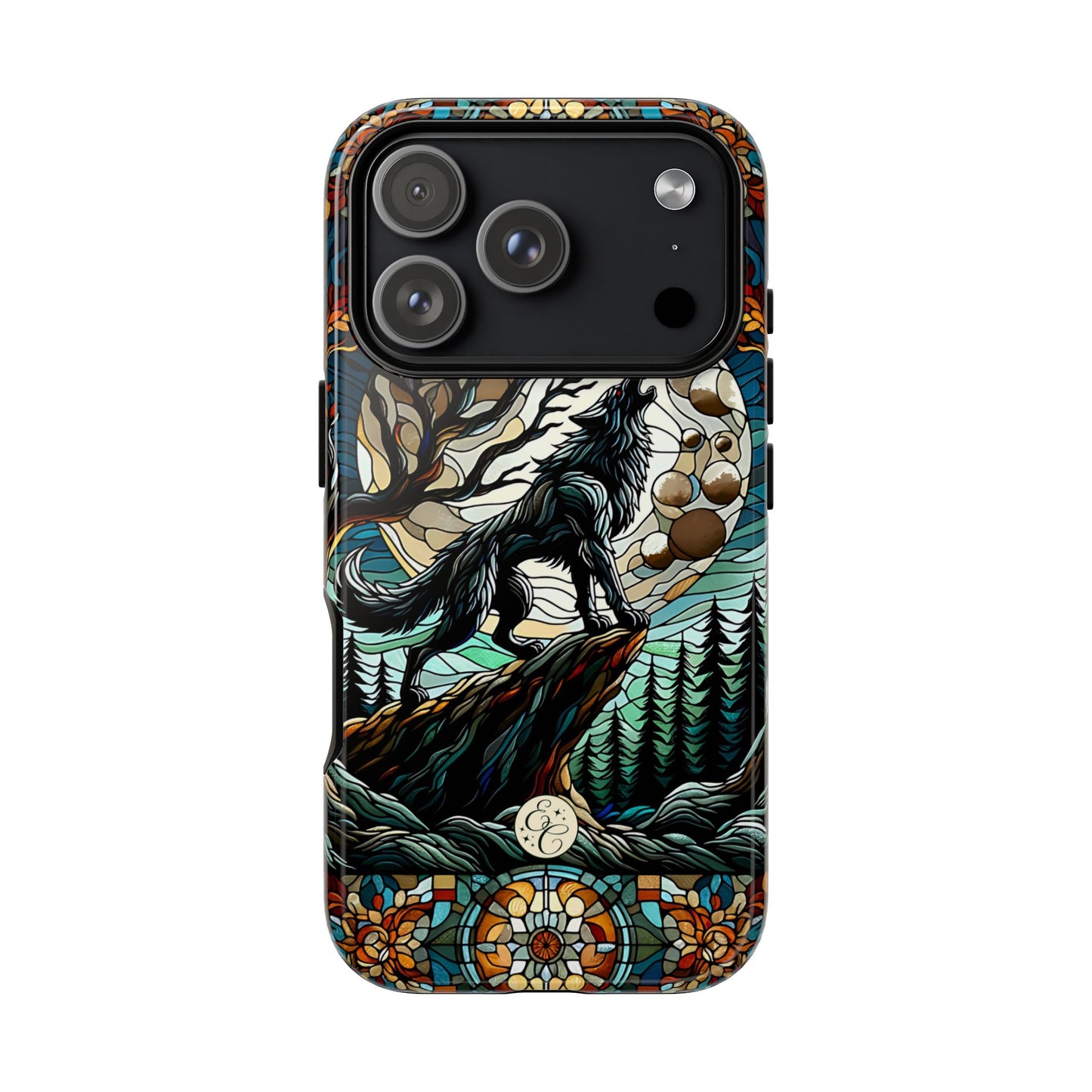 Howling Wolf Tough Phone Case