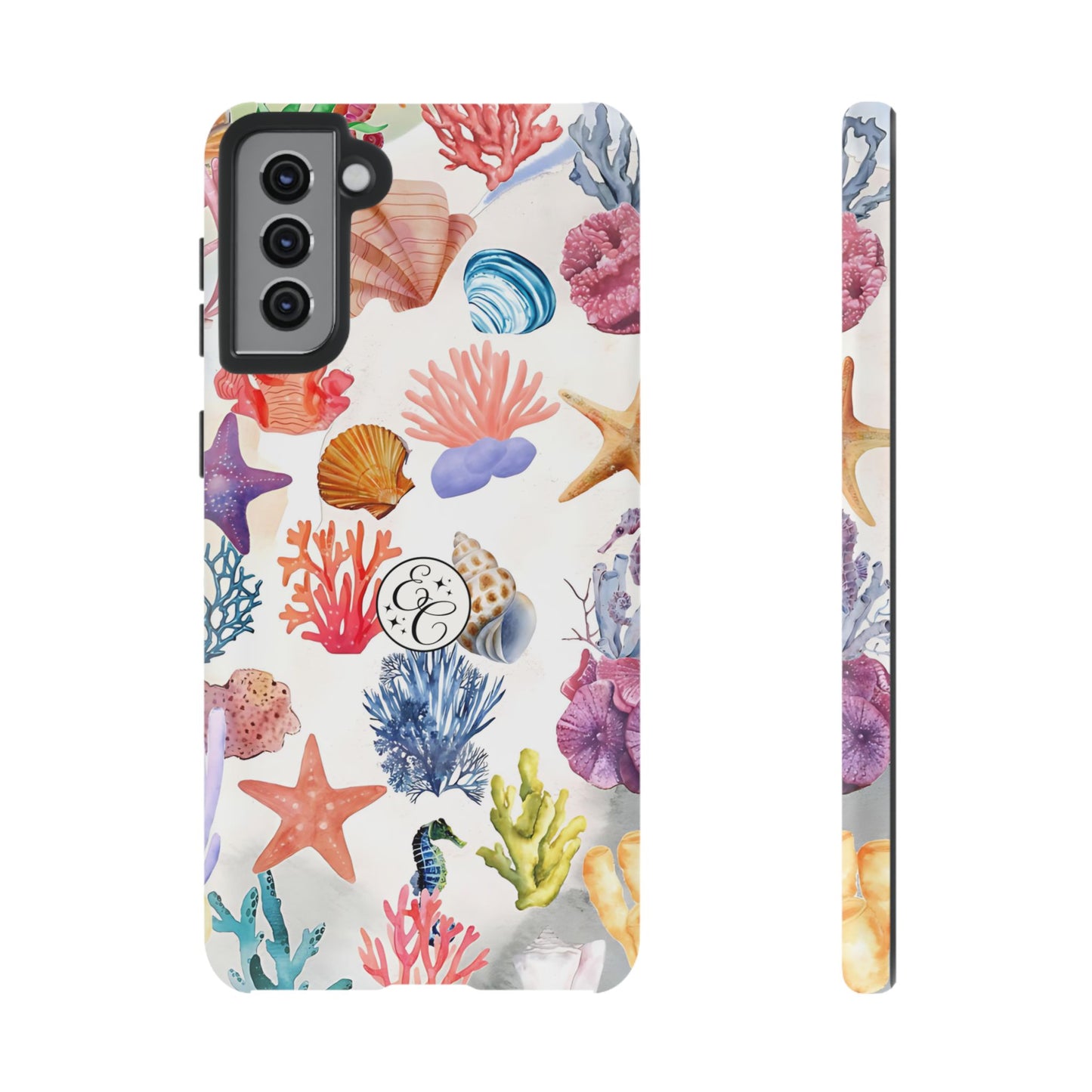 Coral & Sea Shells Tough Phone Case