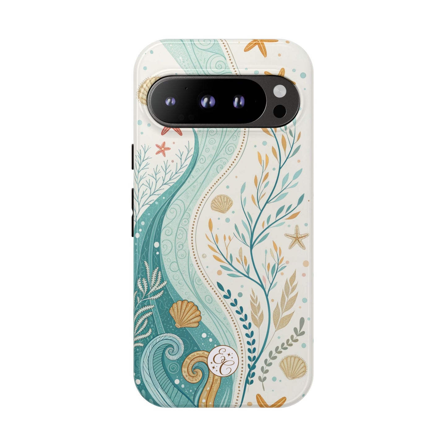Ocean Boho Doodle Tough Phone Case