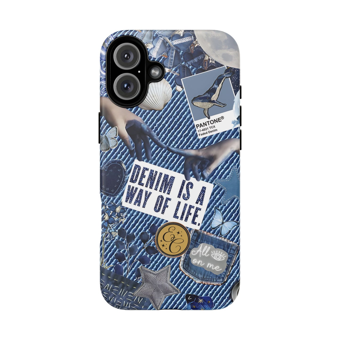 Denim Texture Tough Phone Case