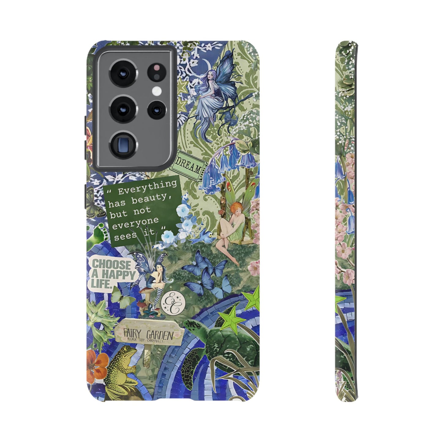 Fairy Garden Collage Tough Phone Case