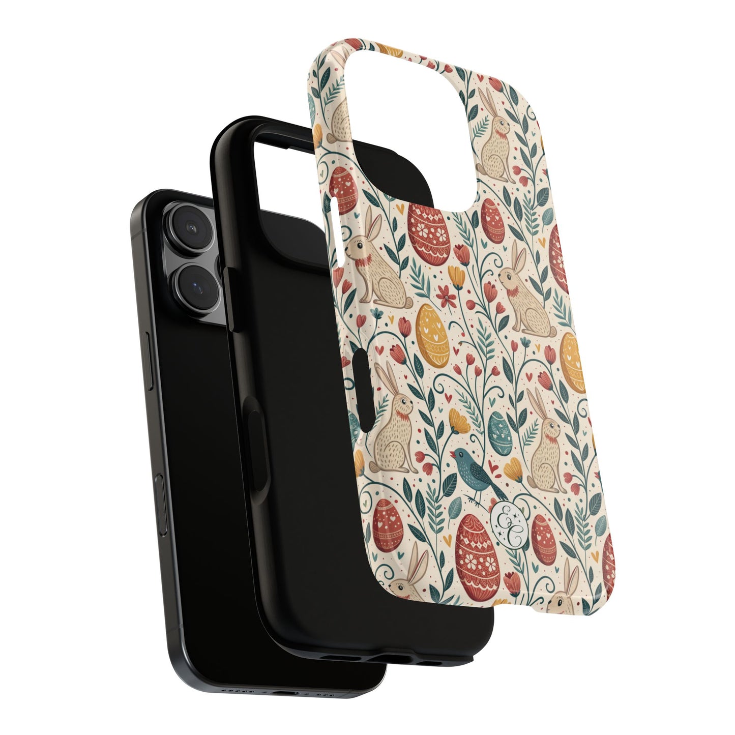 Vintage Easter Pattern Tough Phone Case