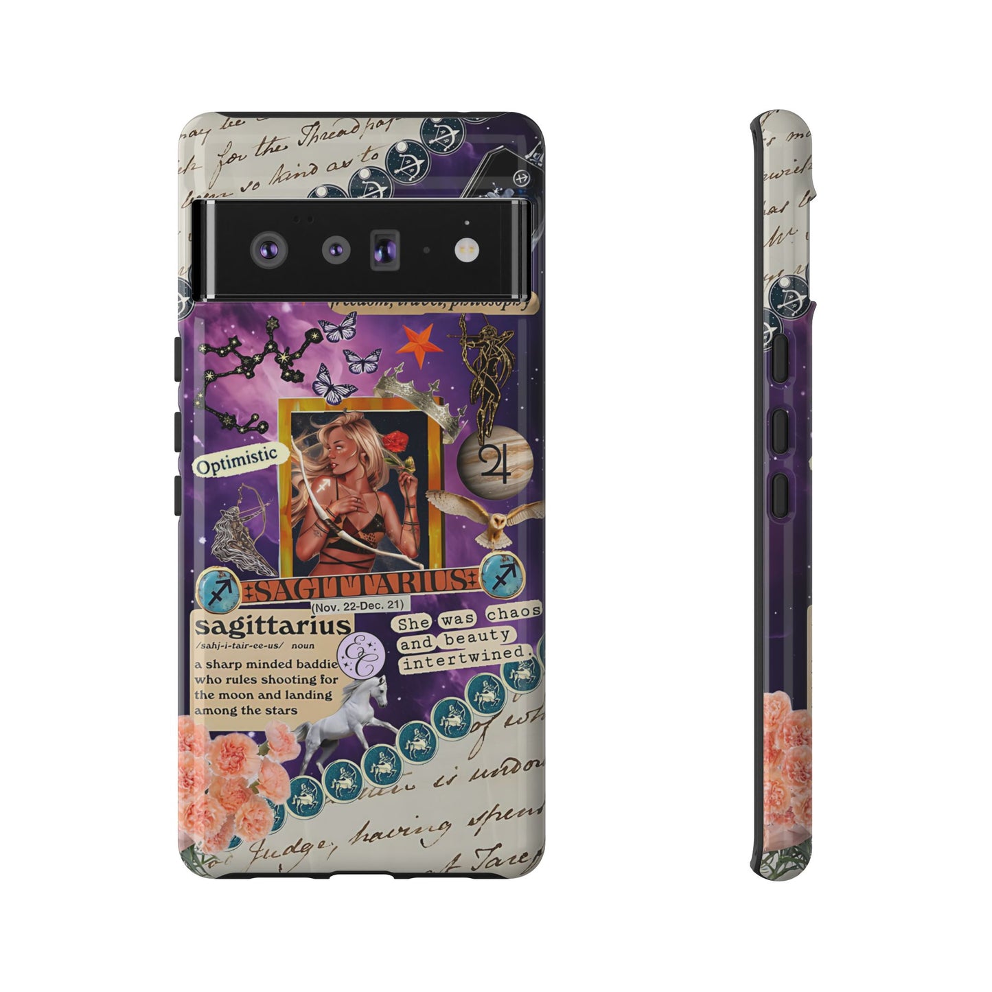 Sagittarius Zodiac Star Sign Tough Phone Case
