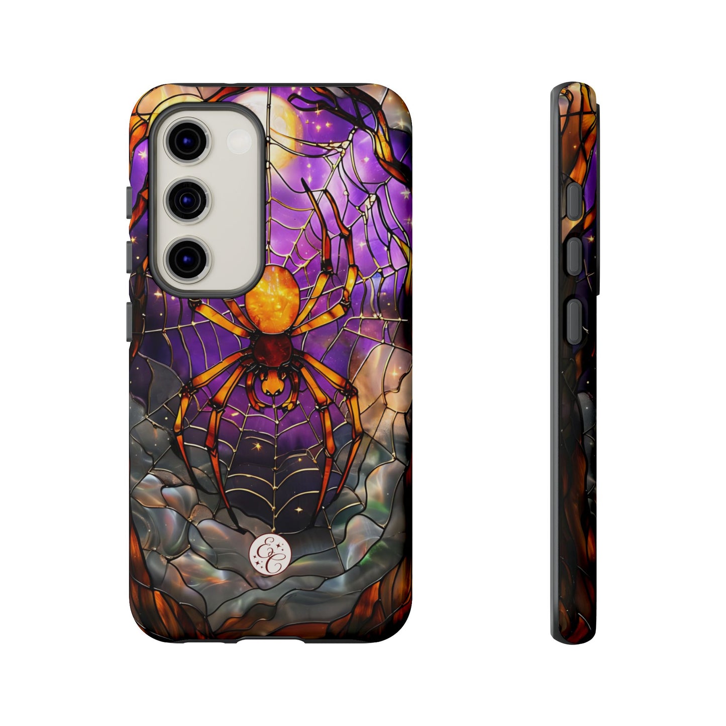 Stained Glass Spider Tough Phone Case