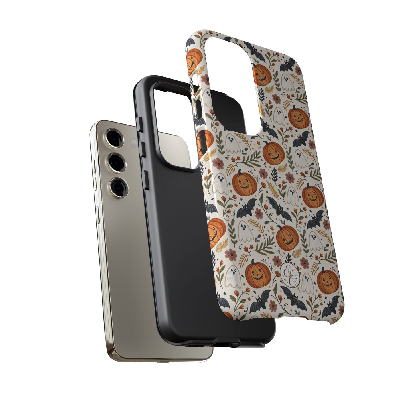 Halloween Pattern Boho Doodle Tough Phone Case