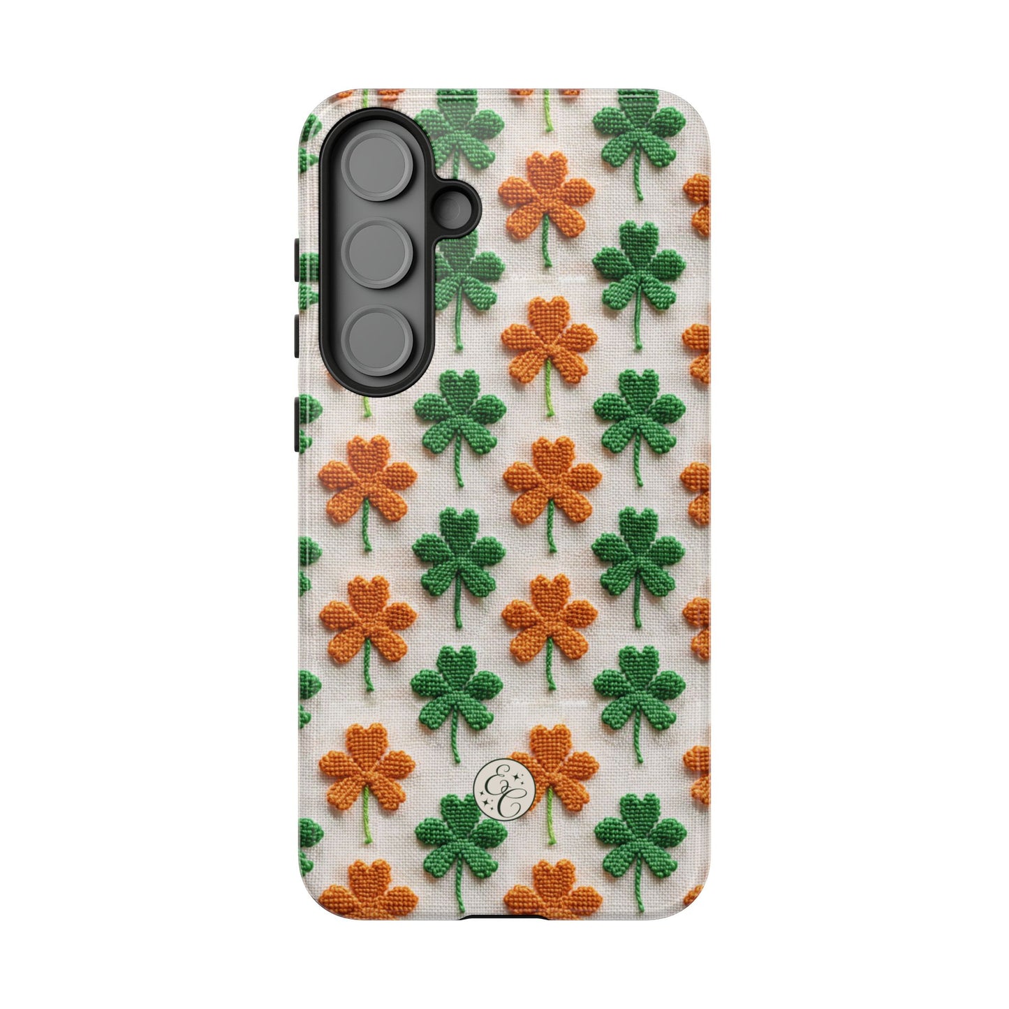 Lucky Shamrock Pattern Tough Phone Case
