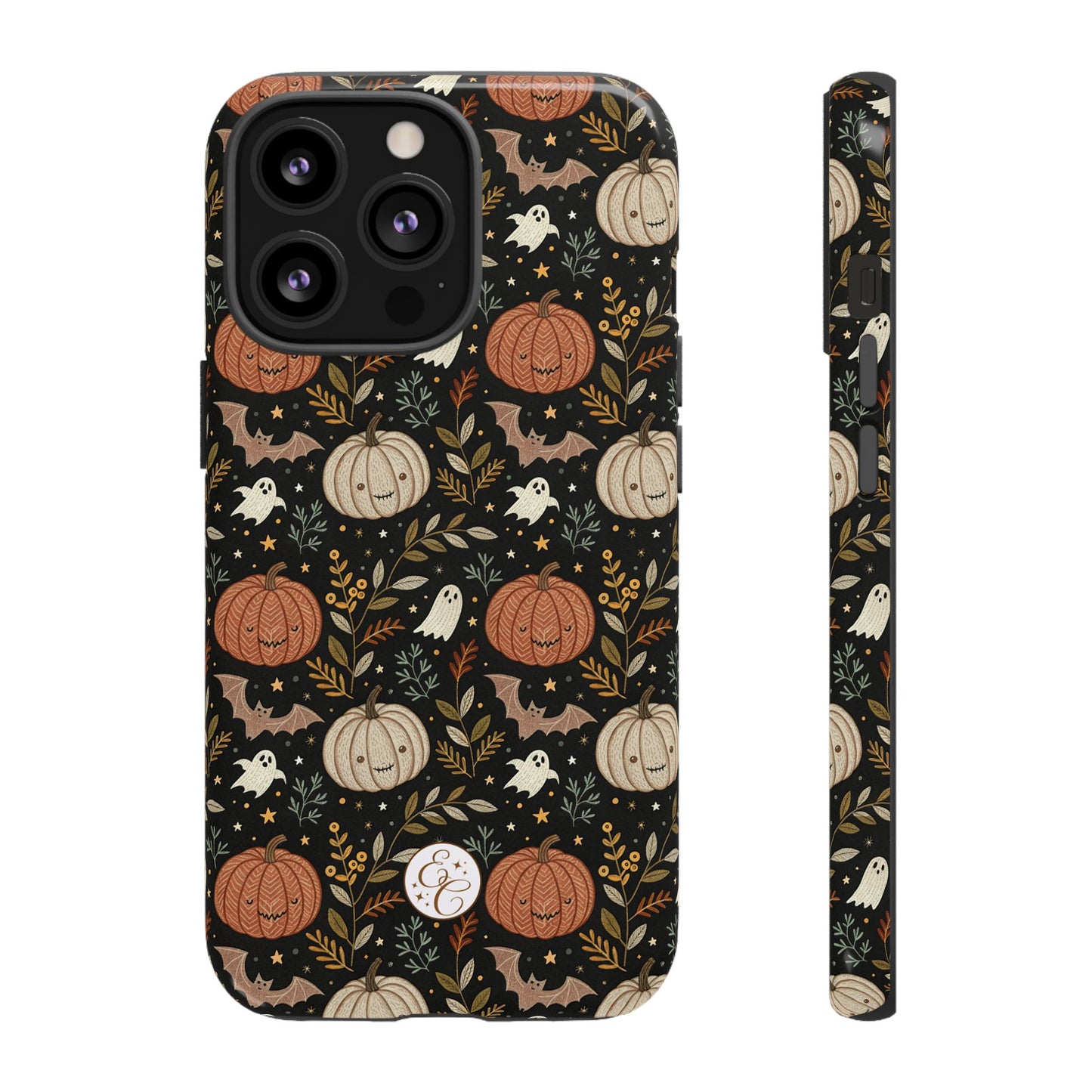Spooky Halloween Boho Pattern Tough Phone Case
