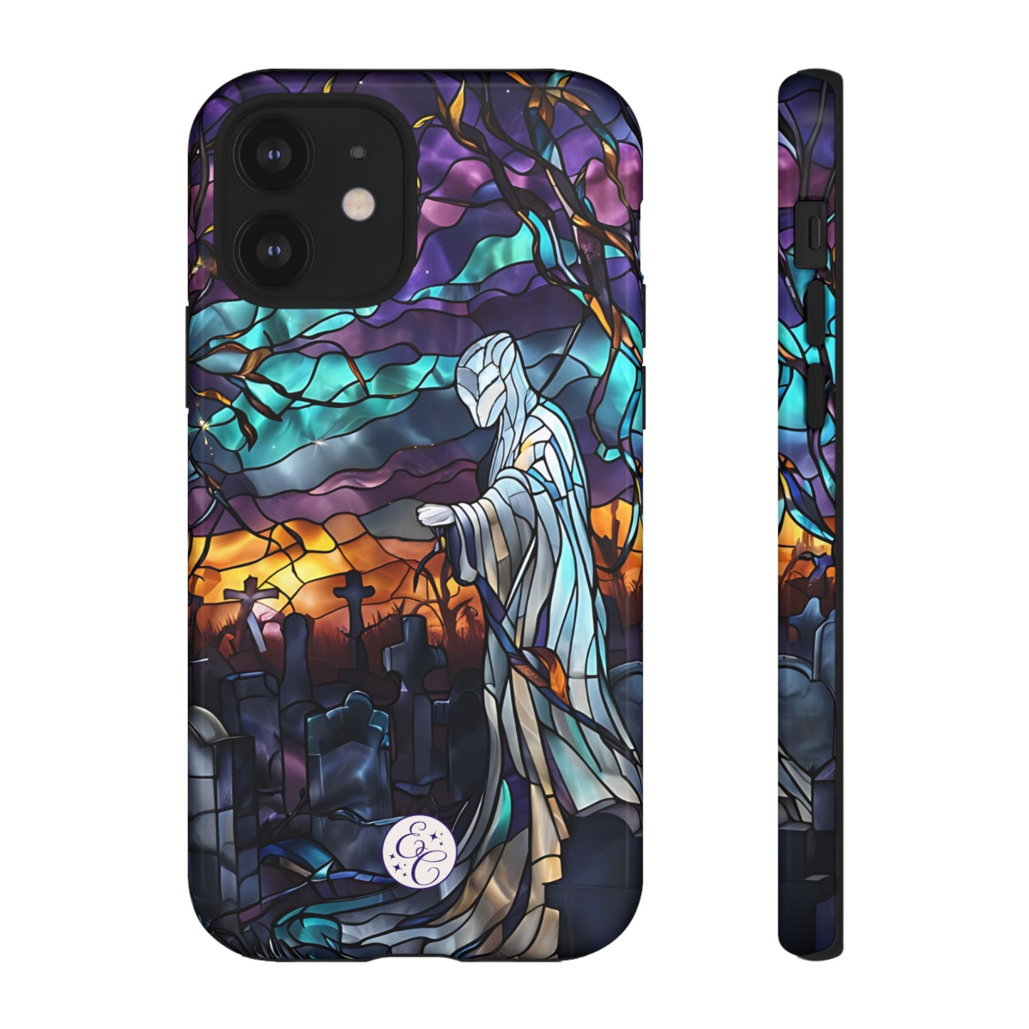 Stained Glass Ghost Tough Phone Case