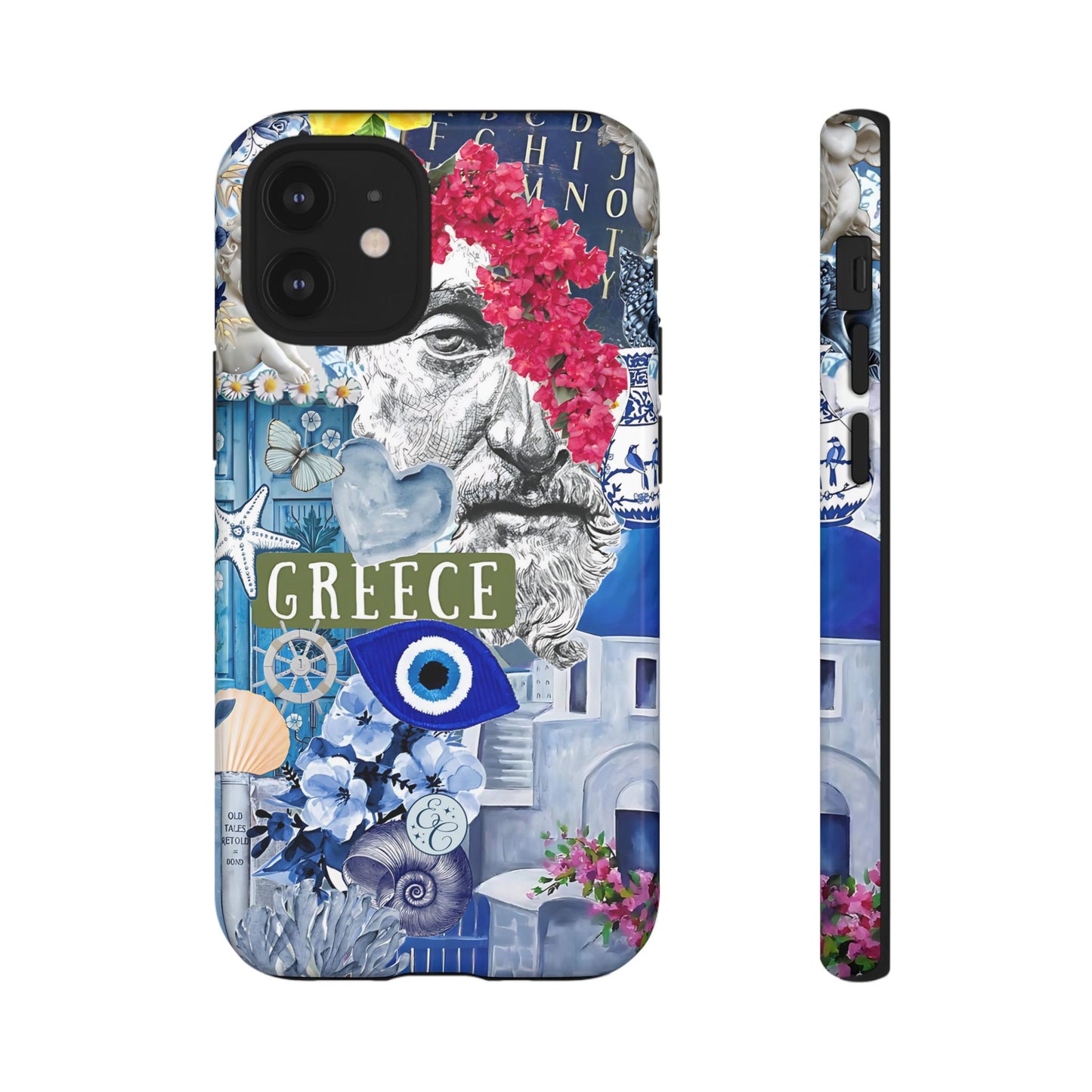Greek Summer Collage Tough Phone Case