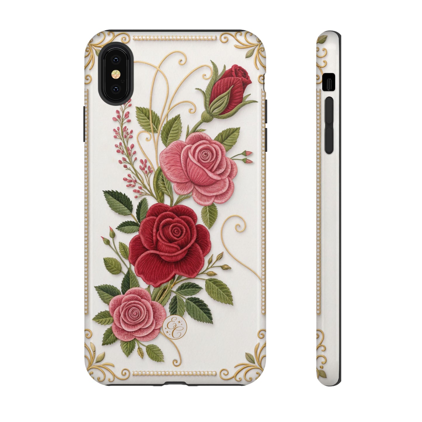 Elegant Rose Garden Tough Phone Case