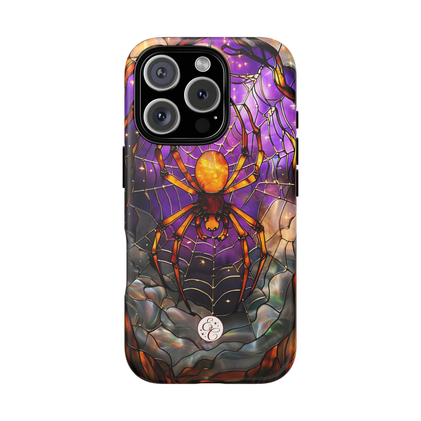 Stained Glass Spider Tough Phone Case