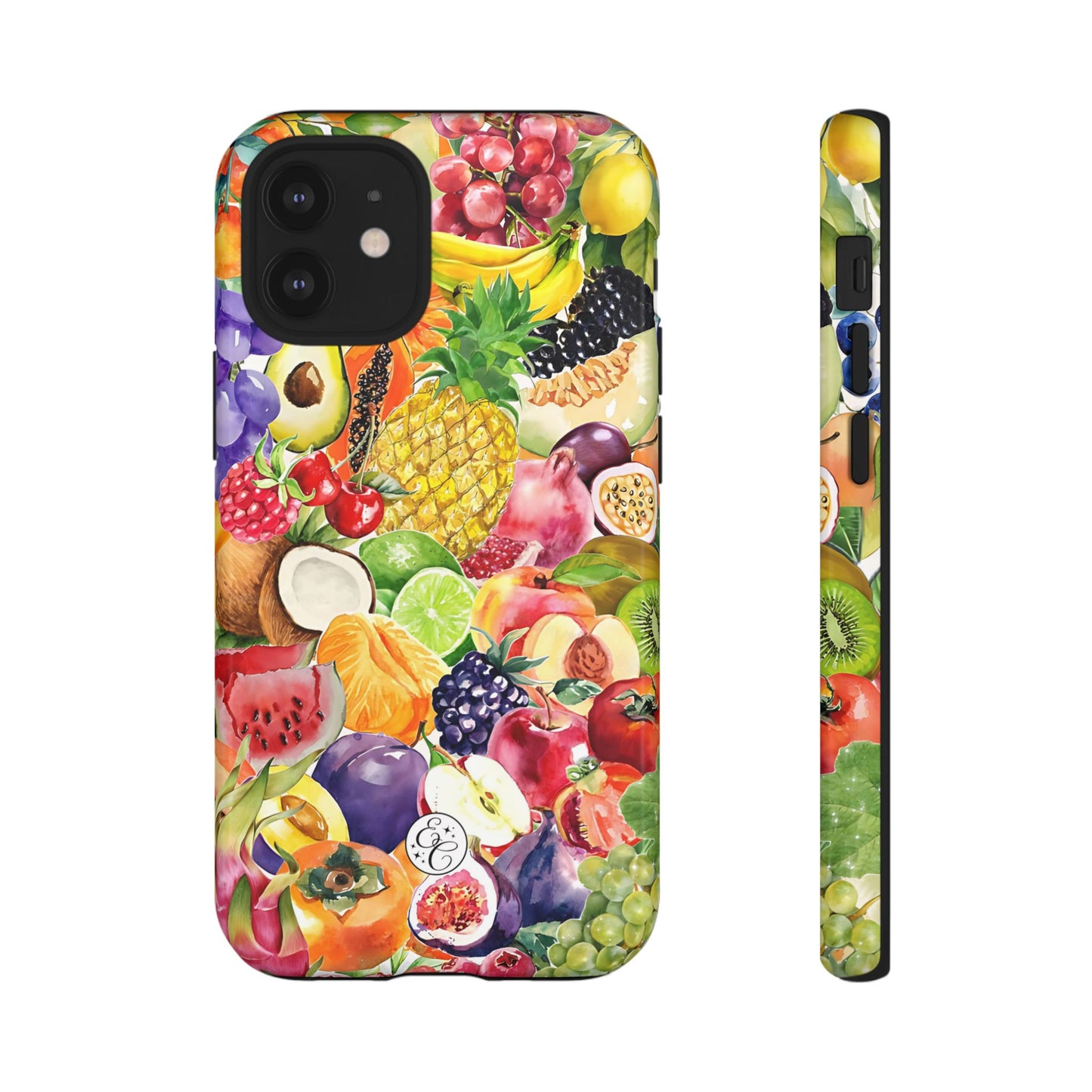 Colorful Fruits Collage Tough Phone Case