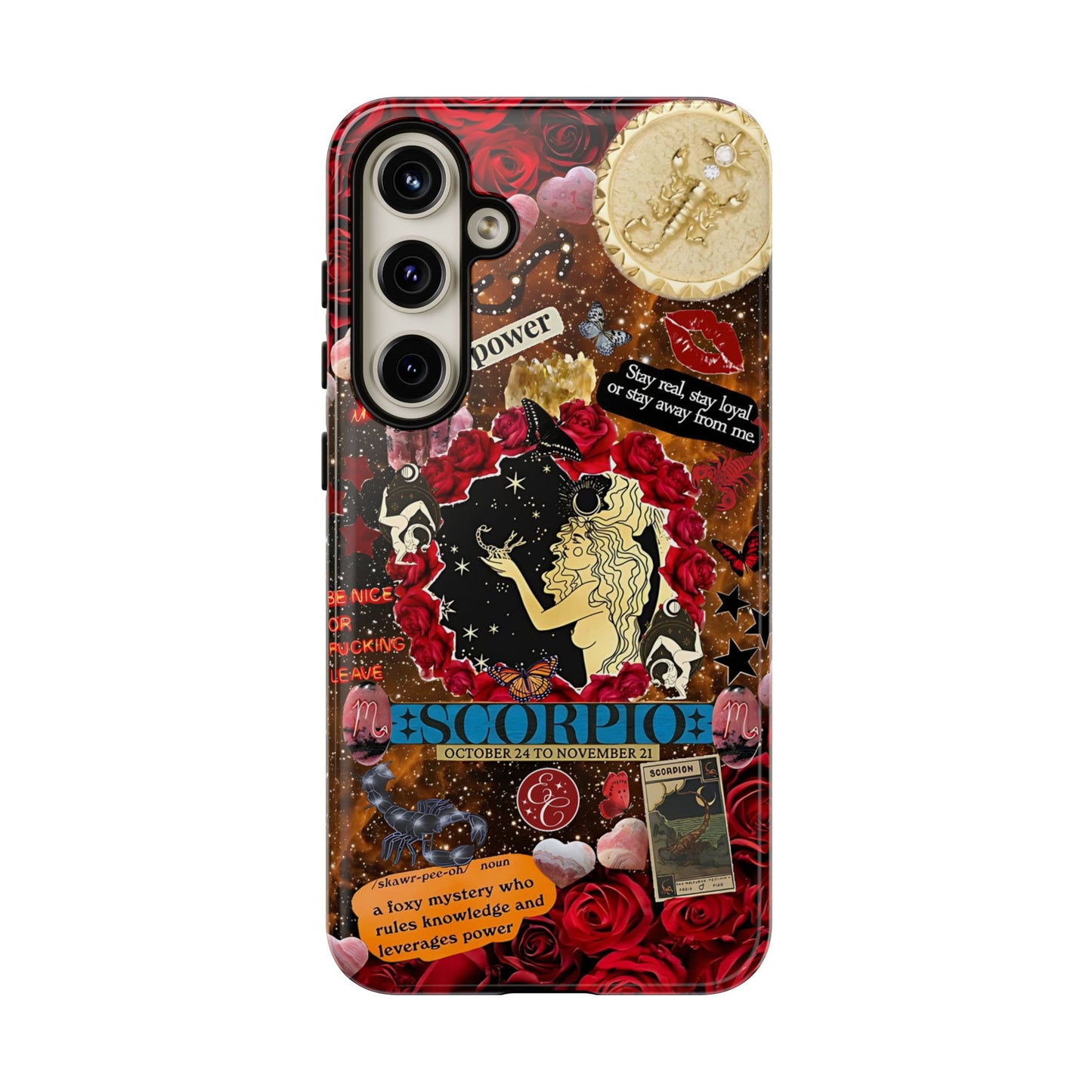 Scorpio Zodiac Star Sign Tough Phone Case