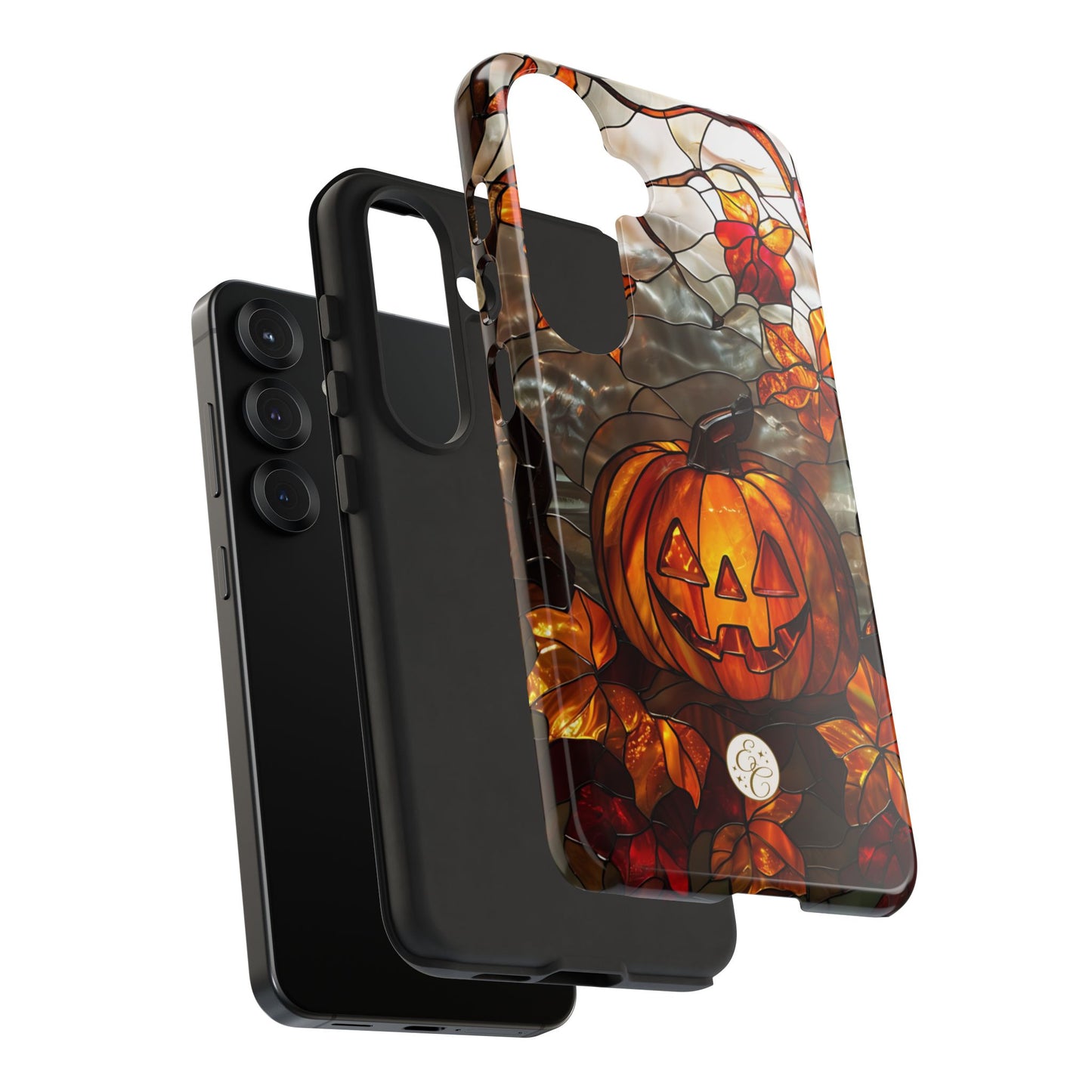 Stained Glass Pumpkin Tough Phone Case