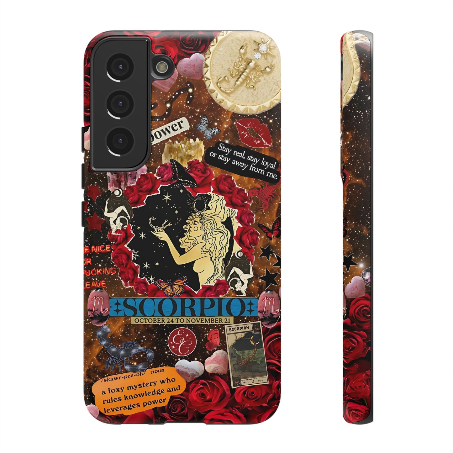 Scorpio Zodiac Star Sign Tough Phone Case