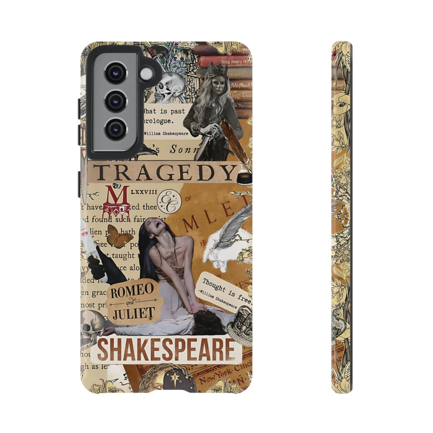 Shakespeare Tragedy Collage Tough Phone Case