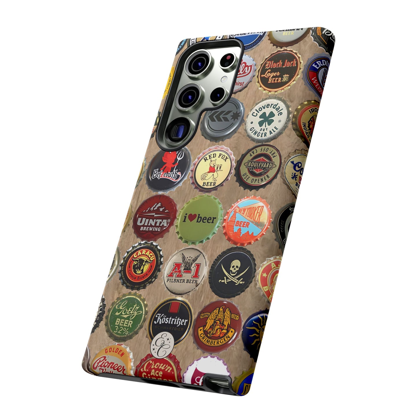 Beer Bottle Caps Tough Phone Case