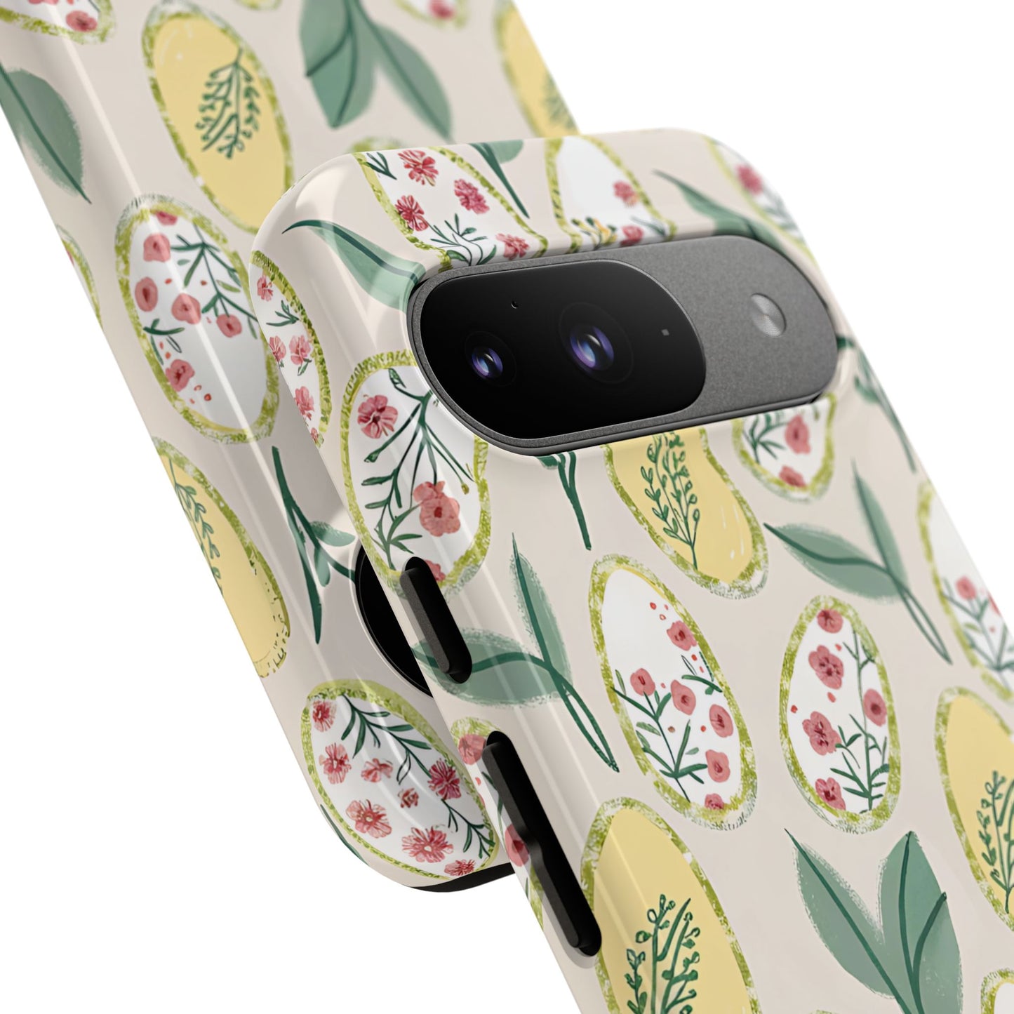 Floral Easter Egg Pattern Tough Phone Case