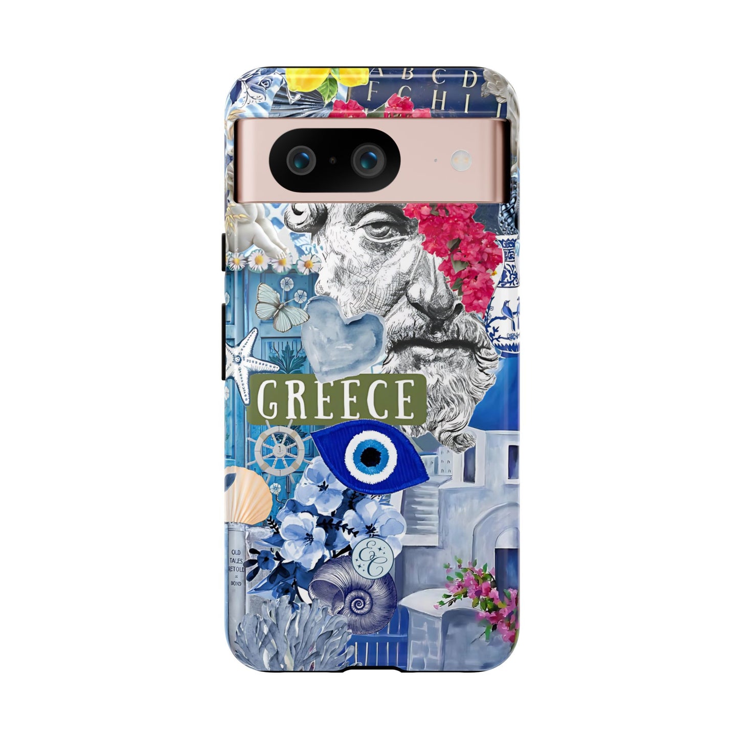 Greek Summer Collage Tough Phone Case