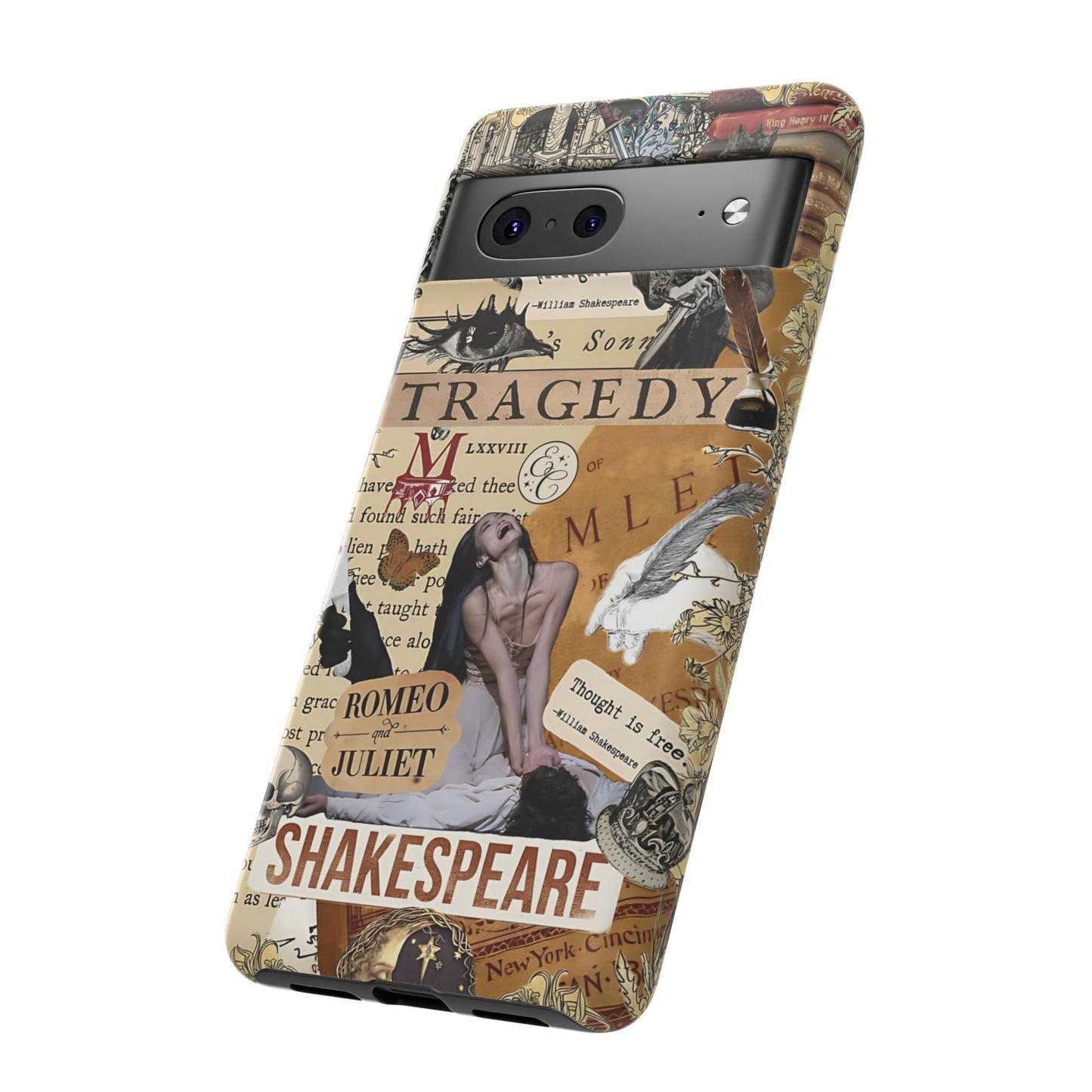Shakespeare Tragedy Collage Tough Phone Case