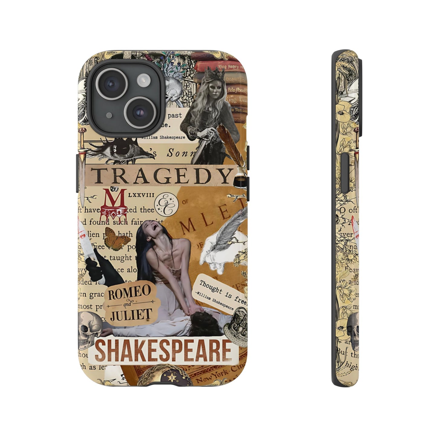 Shakespeare Tragedy Collage Tough Phone Case