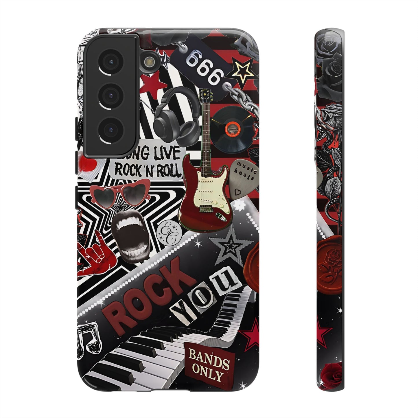 Rock and Roll Collage Tough Phone Case