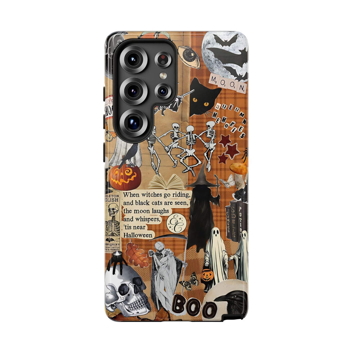 Halloween Spooky Collage Tough Phone Case