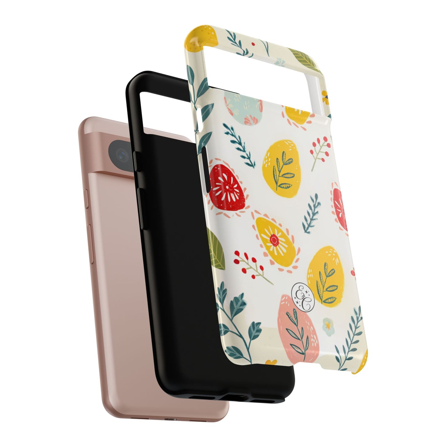 Colorful Easter Egg Pattern Tough Phone Case