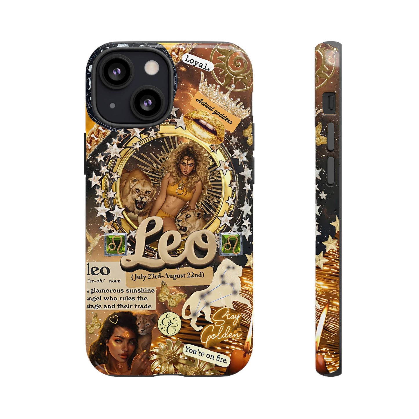 Leo Zodiac Sign Tough Phone Case