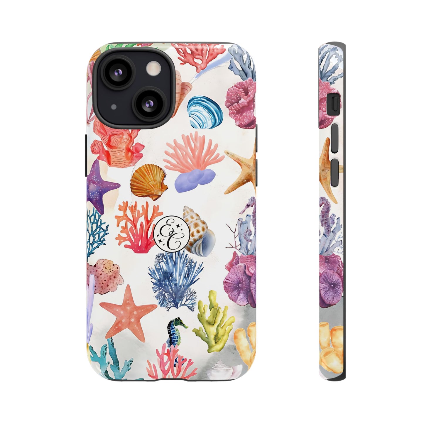 Coral & Sea Shells Tough Phone Case
