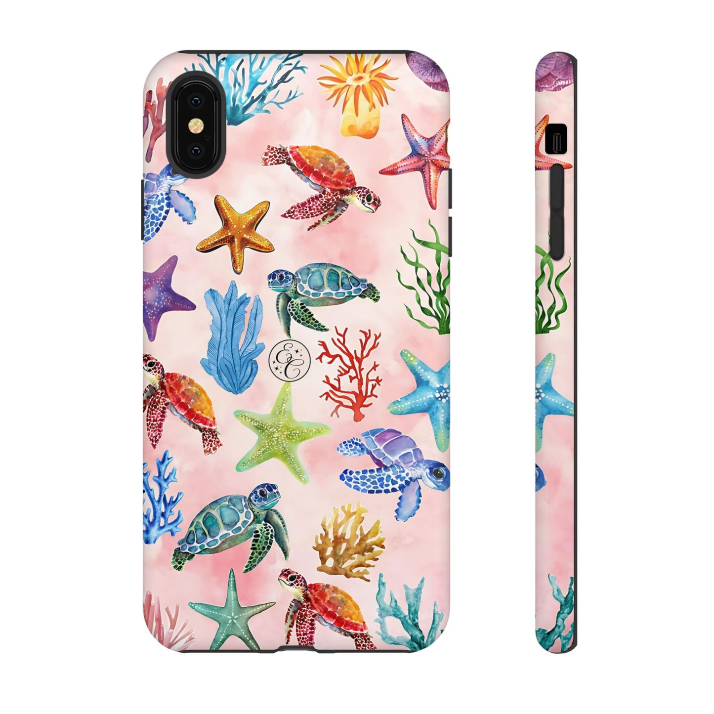 Colorful Marine Life Tough Phone Case