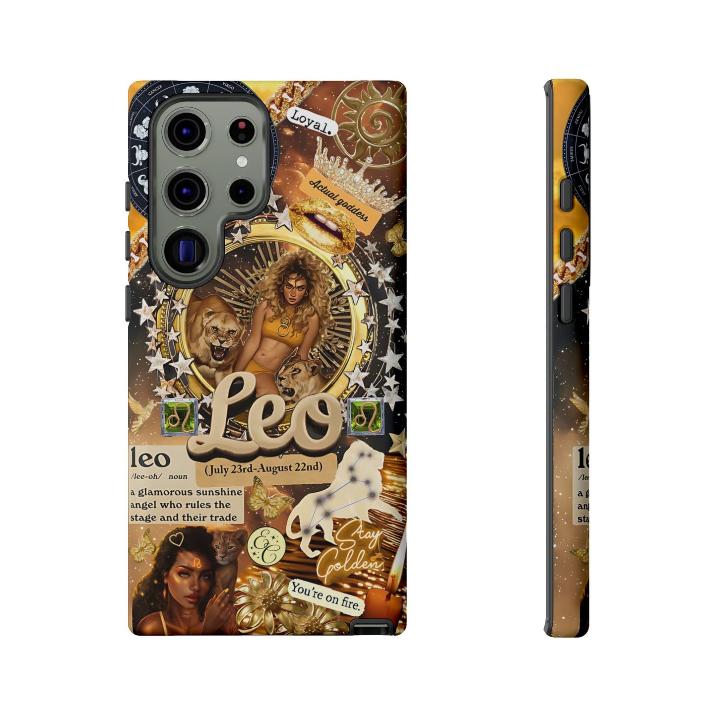 Leo Zodiac Sign Tough Phone Case
