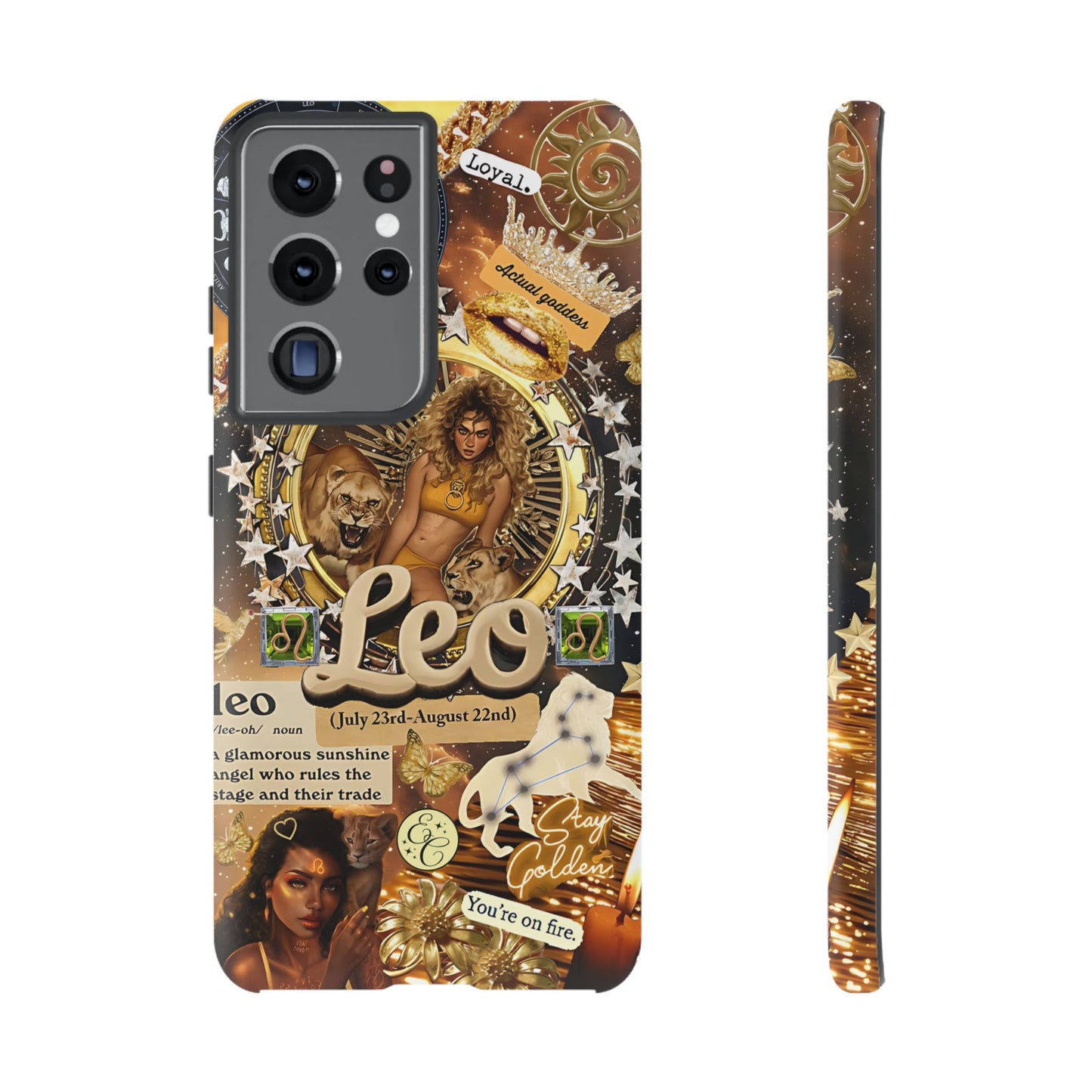 Leo Zodiac Sign Tough Phone Case