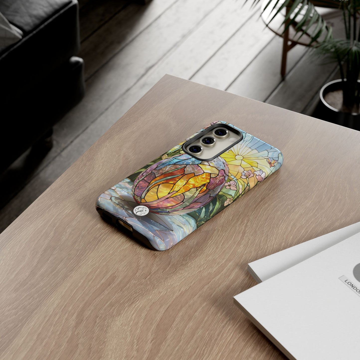 Easter Egg Stained Glass Tough Phone Case