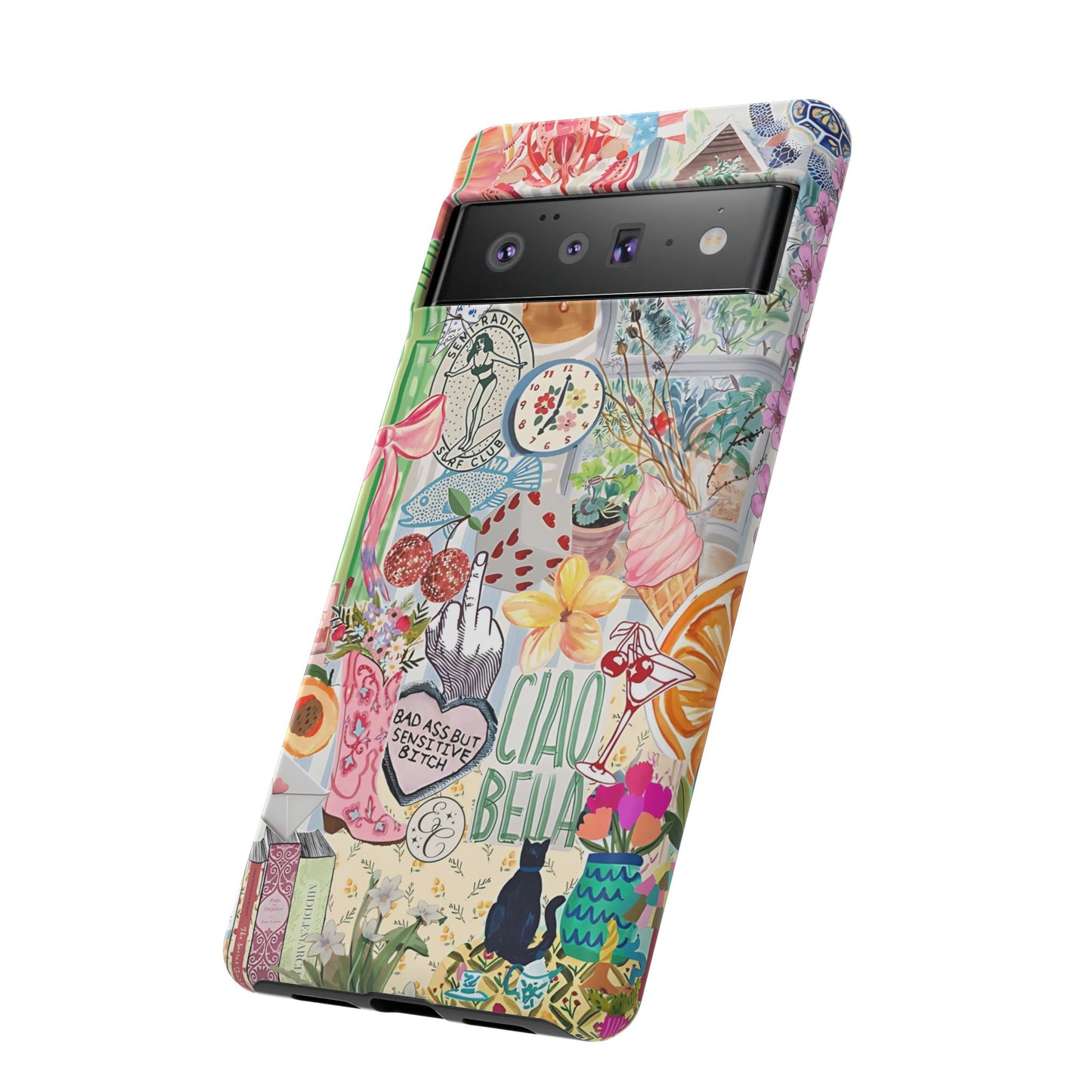 Coquette Art Collage Tough Phone Case