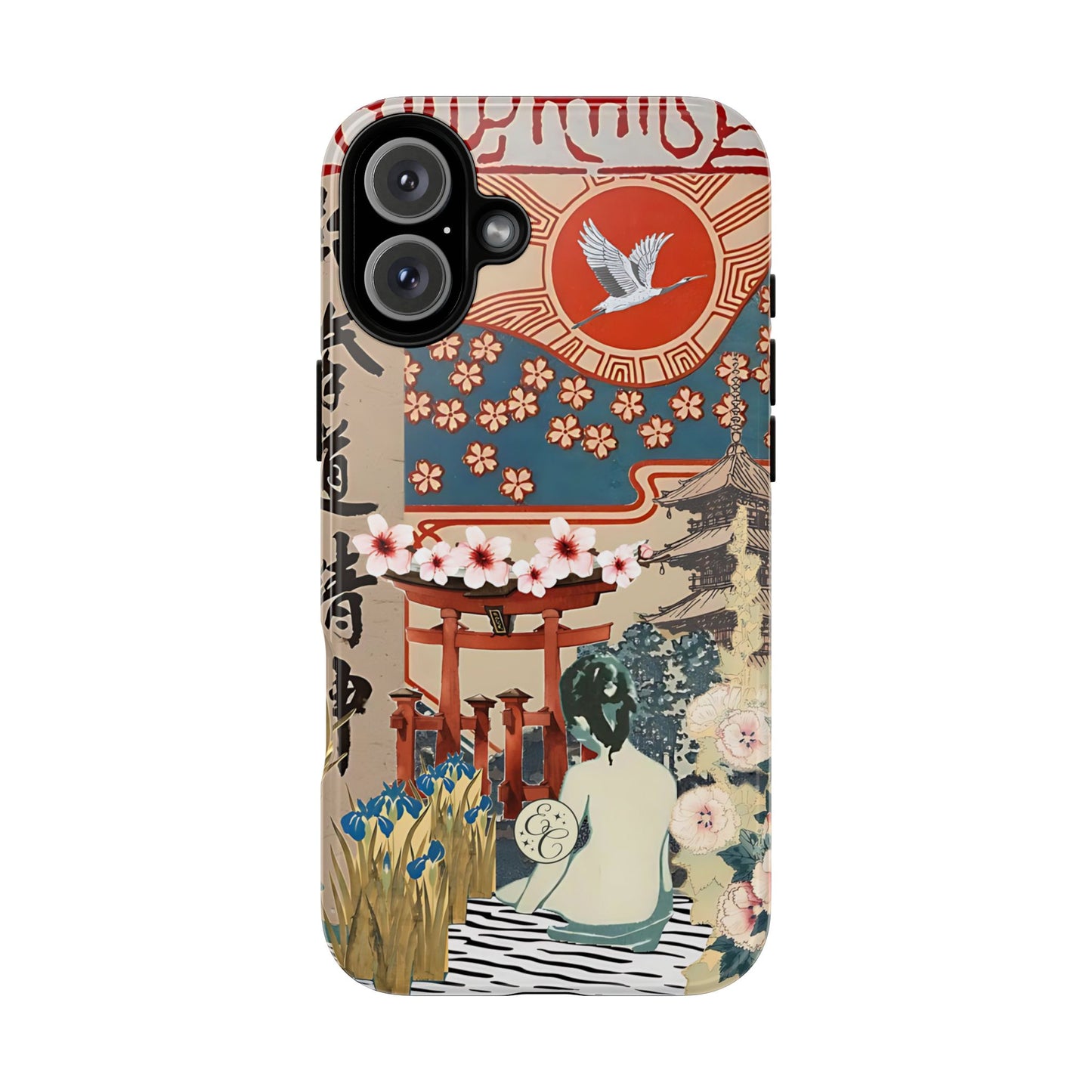 Japanese Style Art Tough Phone Case